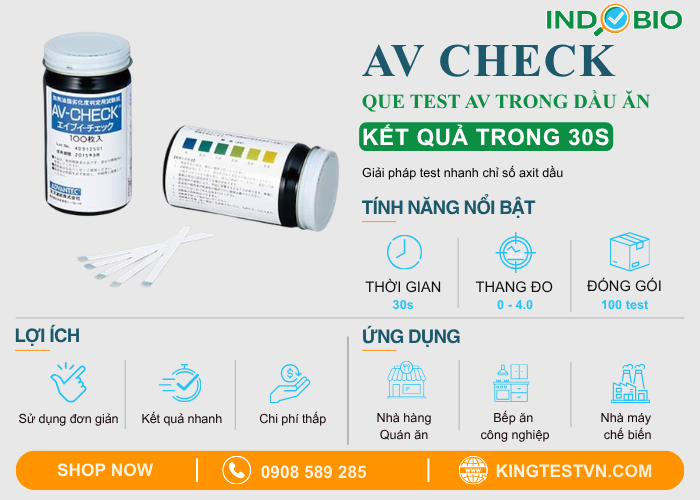 Tổng quan que test AV Advantec